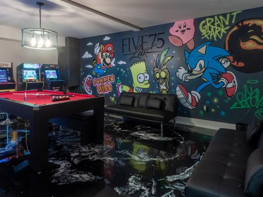 Five75Lux Atl King Bed & Game Room Downtown Атланта Екстериор снимка